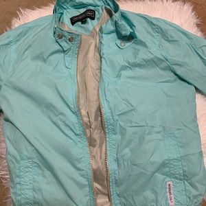 Members only teal jacket XS
